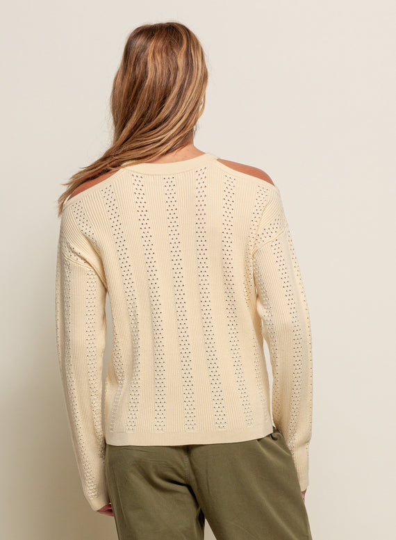Cold Shoulder Sweater